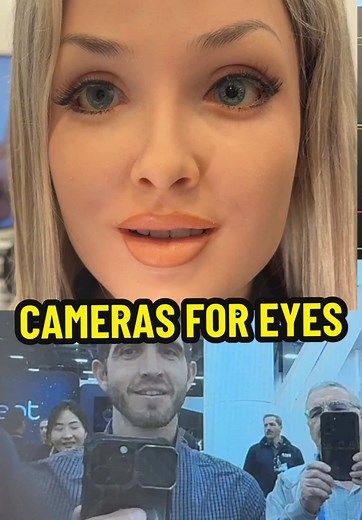 Aria: The Robot with Cameras Inside Her Eyeballs
