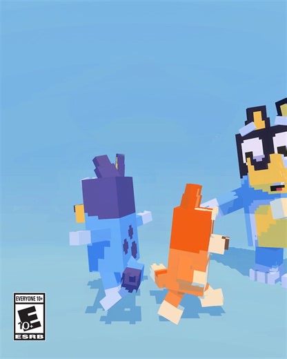 First Look 👀 Get ready as Bluey x Minecraft is nearly here. The full downloadable content will be available on the 5th of February. Find out more here: https://www.bluey.tv/play/bluey-minecraft/ | Bluey