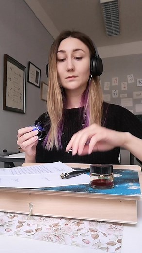 No popatrzcie, zrobiłam trend 🙃 #dc #kaligrafia #kaligraf #pracowniakaligrafii