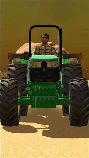 JCB Driving Heavy Load with Tractor Android Gameplay #shortsfeed #shorts #youtubeshorts