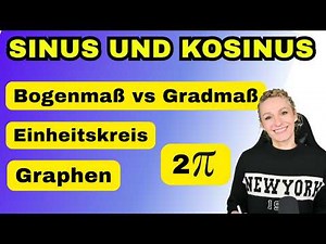 Sinus und Kosinus: Trigonometrische Funktionen einfach erklärt – Einheitskreis, Bogenmaß & Graphen