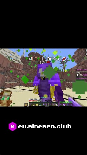 IP: eu.minemen.club #minecraft #minemen #pvp #combo #minecraftpvp #spearmace