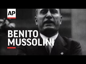 Benito Mussolini - 1922 | Movietone Moment | 18 November 2022