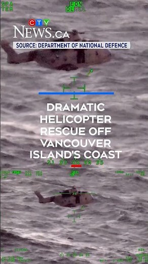 Dramatic helicopter rescue 315 km offshore