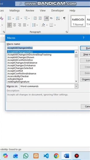 Show all Microsoft Word shortcuts within one click#word