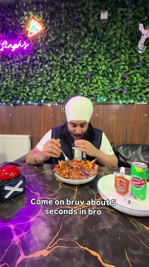 🍟⚔️ NEW WARRIORFRIES CHALLENGE — SINGH’S THINGS STEPS UP! 🔥 This guy goes by the name… 😤 SINGH’S THINGS He’s stepped up to take on the #WARRIORFRIES® CHALLENGE — but does he have what it takes?! 👀 ⏱ 3 minutes… 🍟 One massive plate… 🔥 Pressure ON! Will he make the WALL OF FAME… or feel the heat of that INDY SAUCE?! 😂🌶 👀 STAY TUNED FOR THE FULL VIDEO! 📲 Follow our page for more SUPER SINGH’S content — Serving since 2013 across all major platforms! 📍 168 Mon Repos, Faggs Road, Feltham, TW