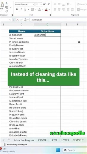 Amazing Excel trick that will make your work faster and easier! #excelshortcuts ,#exceltutorials