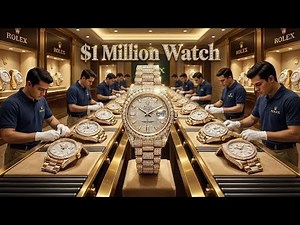 Inside the Rolex Gold Factory: From Solid Gold Bar to $1 Million Watch (Full Process)