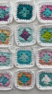 4.9K views · 84 reactions | 臨 Scrap Yarn Saturday update! 臨 We’ve added a white border to all of our grannies and we’re getting close to finishing this scrap project  We are so excited to show you what we decided to make with these squares!! #crochet #crochetlove #crochetaddict #scrapyarn #scrapyarnproject #scrapyarnsaturday #grannysquares #crochetersofinstagram #crochetinspiration #yarn #yarnlove #yarnaddict #ohmeohmycrochet | Oh Me Oh My Crochet | Facebook