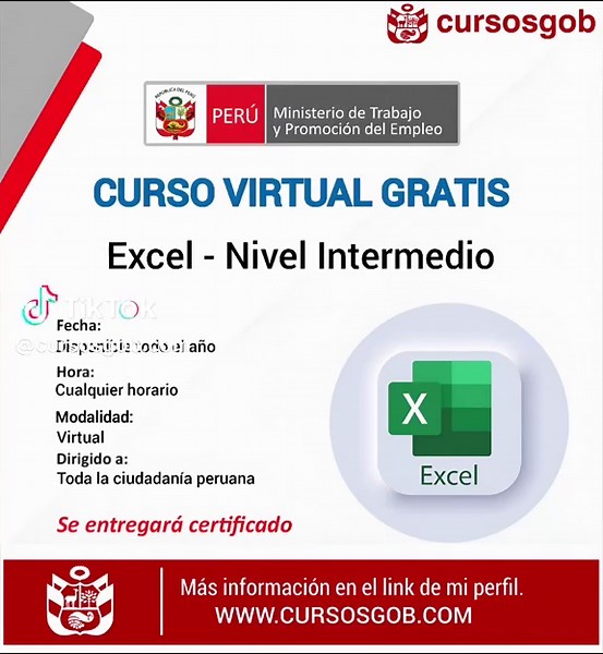 Curso Virtual Gratuito de Excel Intermedio