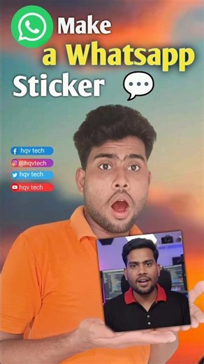 Make a Whatsapp Sticker #smartphone #tricksbank #powerbankapp #jiobharat #facts