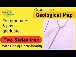 geological Map Cross Section || Two Series map with Unconformity with Pdf