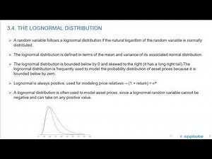 explain the relationship between normal and lognormal distributions...