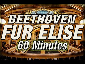 Beethoven's Fur Elise 60 Minutes Version FULL HD 1080p (With Rain in Video and Background)
