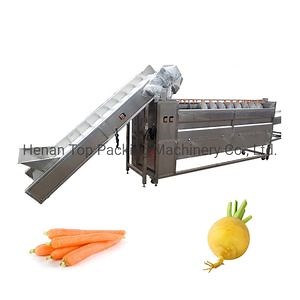 [Hot Item] High Productivity Roots Vegetable Tapioca Turmeric Brush Peeling Machine