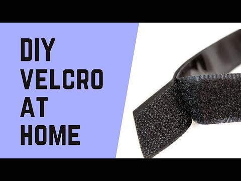 Diy Velcro -How to make velcro at home/Diy Homemade Velcro/Make velcro tape at home/Velcro adhensive