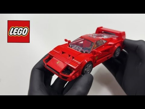 Build LEGO Ferrari F40 — Fast Build Supercar 🧱⚡ | 76934 SPEED CHAMPIONS | Speed Build