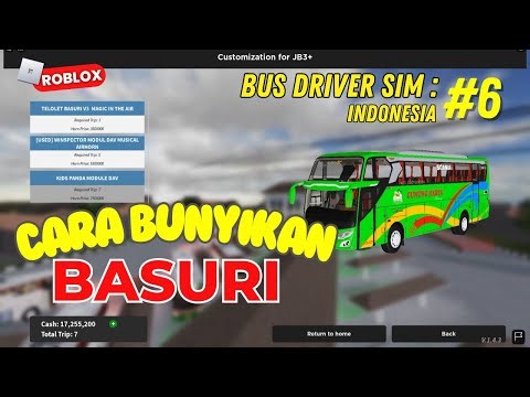 Bus Driver Sim Indonesia [ DEMO ] ROBLOX Bag 4 || Cara membunyikan Basuri Klakson