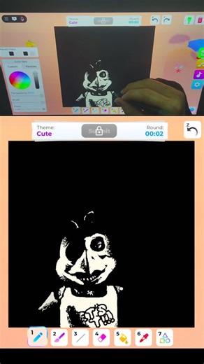 45K views · 1.2K reactions | Black and White Fnaf #art #roblox #speeddraw #horror #reels #drawing #robloxspeeddraw #viral | Zakquarter | Facebook