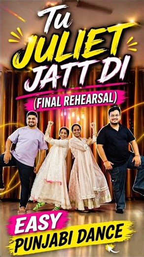 👉 Tu Juliet Jatt Di 💃 | Final Rehearsal 🔥 | Easy Punjabi Dance | Yash Kumar Dance #shorts