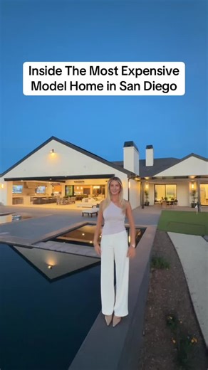 We stepped inside the most expensive model home ever built in San Diego, and the scale is just incredible. Perched right above the Santa Fe Valley, @McCullough Design Development created this project to feel like a natural part of the Del Sur landscape. We loved how the design leans into its rugged surroundings, capturing the spirit of the valley while offering a sharp, industrial take on the traditional ranch house.