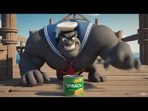 The Spinach Power Up — Popeye’s Funniest Knockout!