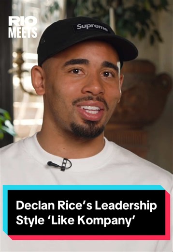 Declan Rice’s Leadership Style ‘He Speaks a lot like Kompany did’ 🚨 Catch the FULL exclusive interview with @Rio Ferdinand and Gabriel Jesus 🎧🎥 Rio Meets is where the biggest names in football tell the stories you’ve never heard before and in this episode Gabriel Jesus sits down with Rio Ferdinand for one of his most open and revealing interviews yet From growing up in a favela playing football outside a prison, to sharing a dressing room with legends at Manchester City, Jesus reflects on the