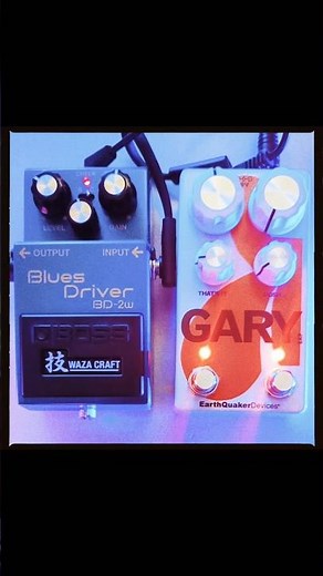 BOSS BD-2W Blues Driver Waza Craft with EarthQuaker Devices Gary Dynamic Natural Overdrive and Fuzz