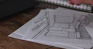 Architect Works Different Types Kitchen Plans Stok Videosu (%100 Telifsiz) 1084188478 | Shutterstock