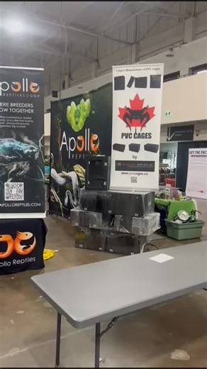 Grab your PVC Cages at the Apollo Reptiles Booth. | PVC CAGES