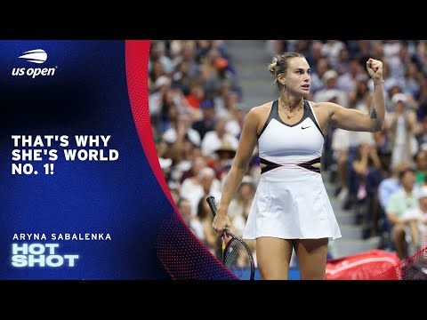 Aryna Sabalenka's Stunning Drop Shot in the Final | 2025 US Open