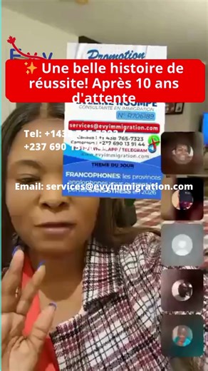 Après 10ans de parcours, elle est obtient sa residence permanente au Canada. #canada_life🇨🇦 #pourtoi #Immigration #fyp #canada @docteurloove66tv @Bisous sur la tomate 🍅 @Raymond 🇹🇬 @Evyimmigration