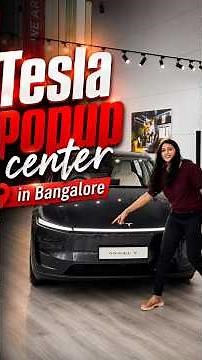 Inside Bengaluru’s First Tesla Showroom ⚡ Tesla Model YL First Look!