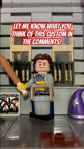 How to build a custom LEGO Steve Harrington from Stranger Things🙃#strangerthings #lego