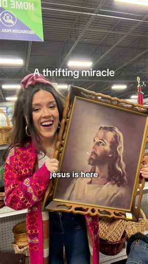 It’s a thrifting miracle #thrifting #jesus #comedy | Thrifting