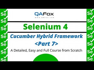 Selenium 4 - Cucumber Hybrid Framework - Element Utilities and Constants - Part 7