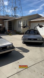 1.8K views · 967 reactions | 2 Delorean Time Machines… and the McFly House! #backtothefuture #bttf #delorean | Delorean Rental | Facebook