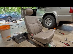 3rd generation (96-02) Toyota 4Runner front seat cover replacement