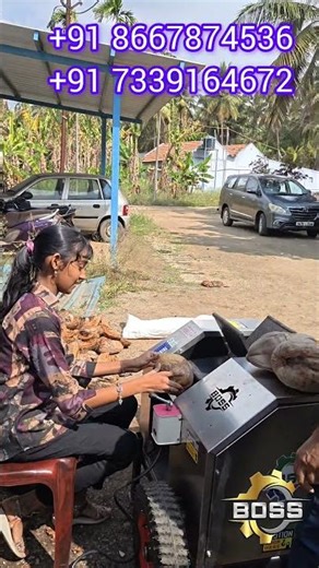 Women & Kid-Friendly Coconut Dehusker | Real Factory Test