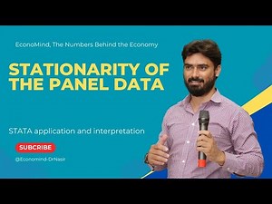 Checking the Stationarity of the Panel Data |Unit root | Haidri test | Panel data | STATA