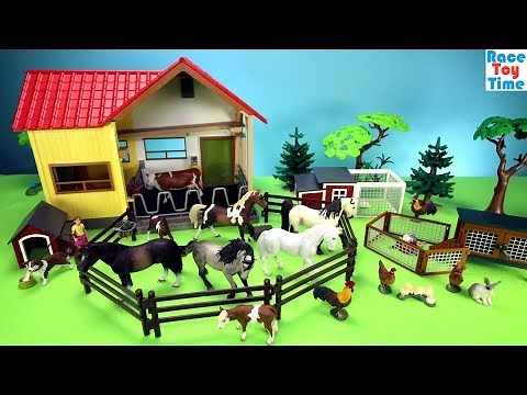 Toy Farm Animals Schleich Playsets Build and Play Toys