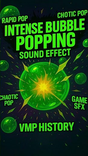 Intense Bubble Popping Sound Effect | Rapid, Chaotic Pop SFX for Games & Crazy Edits