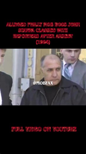 Alleged #Philly #Mob Boss #JohnStanfa Clashes with Reporters After Arrest (1994) ABC Credit:Infinite Lee Productions #MOBFAX #Mafia