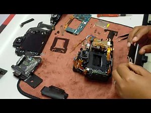 Disassemble and reassemble of a Nikon D750 to replace Shutter blades...