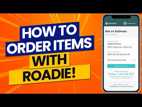 Roadie App Tutorial: How To Order Items Using Roadie in 2021