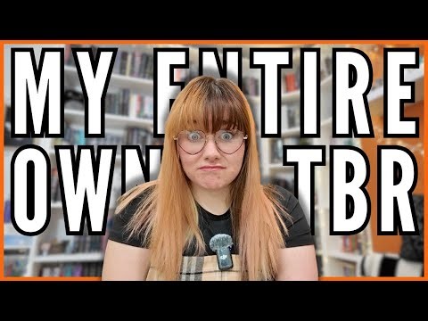 How Many Unread Books Do I Own?! 😱 | My Entire Owned TBR