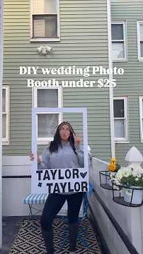 DIY Wedding Photo Booth on a Budget (Photographer Bride Edition)