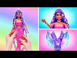 From Clay to Mermaid Wedding! 💍✨ Barbie’s Glittery Ocean Fairytale DIY!