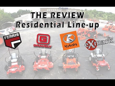 Gravely Vs. Exmark Vs. Kubota Vs. Ferris