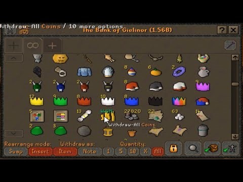 WOW I'm A OSRS Billionaire! RS3 Bank 88 Bil